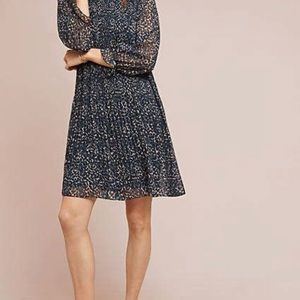 Navy Animal print dress